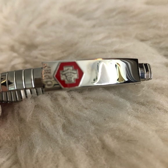 Silver Medical Bracelet - Picture 3 of 6